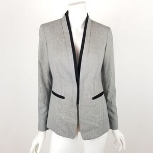 Lafayette 148 Gray Modern Career Blazer Jacket 2